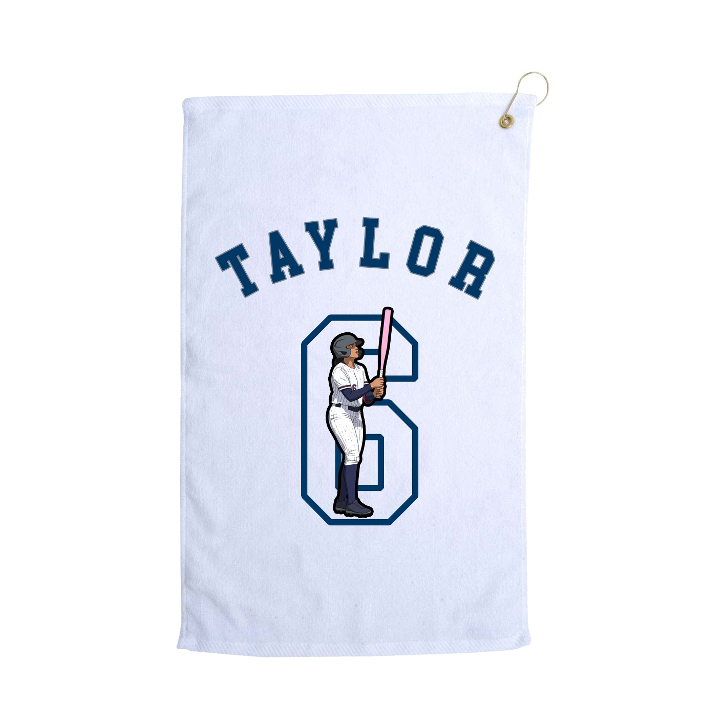 Golf Towel — Shirsey Arch in White