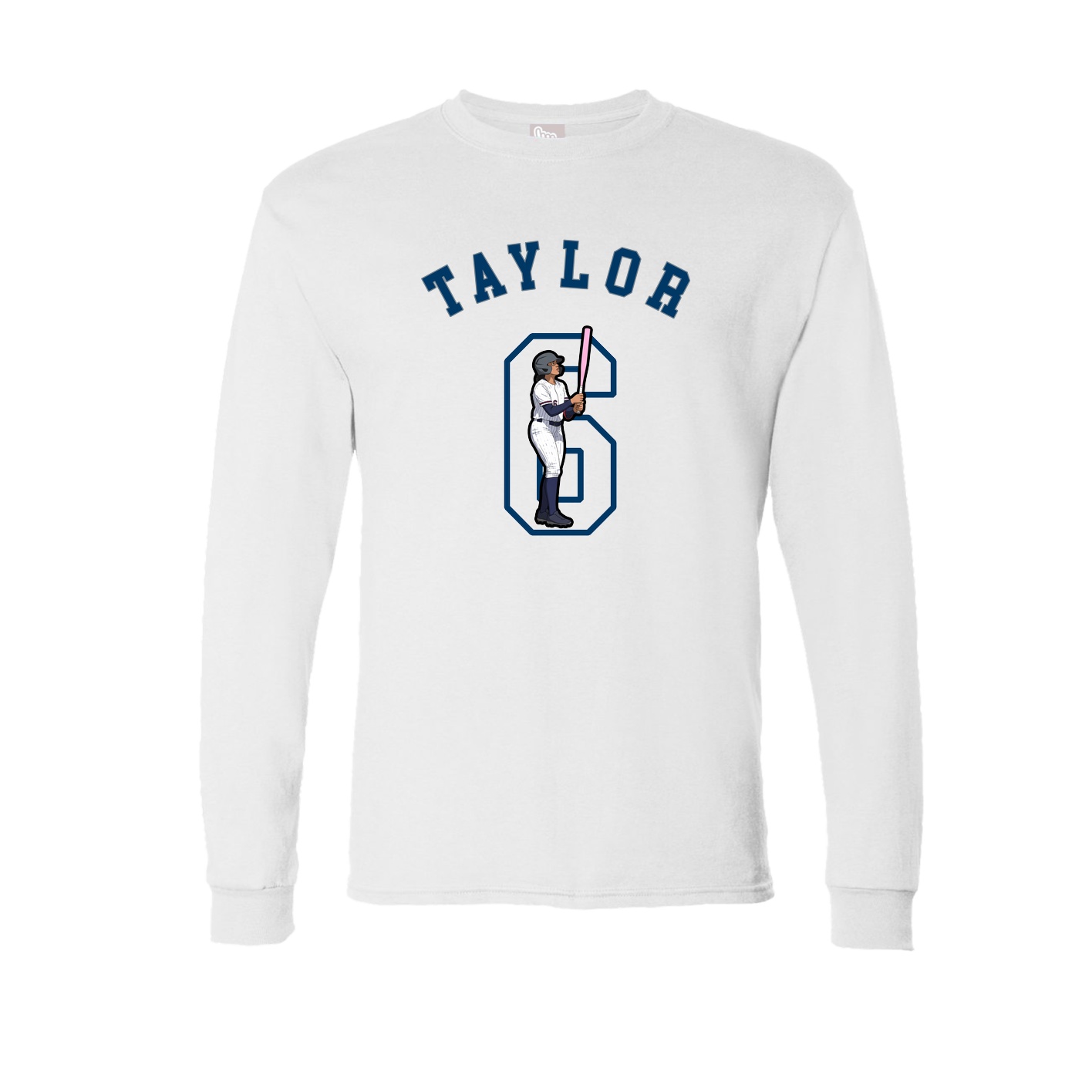 Long Sleeve Tee — Shirsey Arch in White