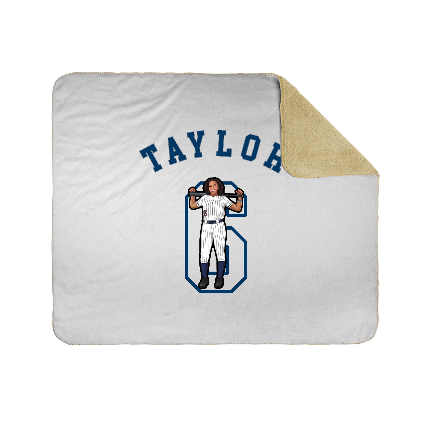 Throw Blanket — Shirsey Arch in White