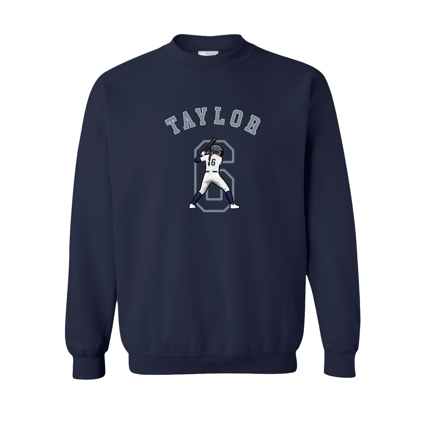 Fleece Crew — Shirsey Arch in Navy