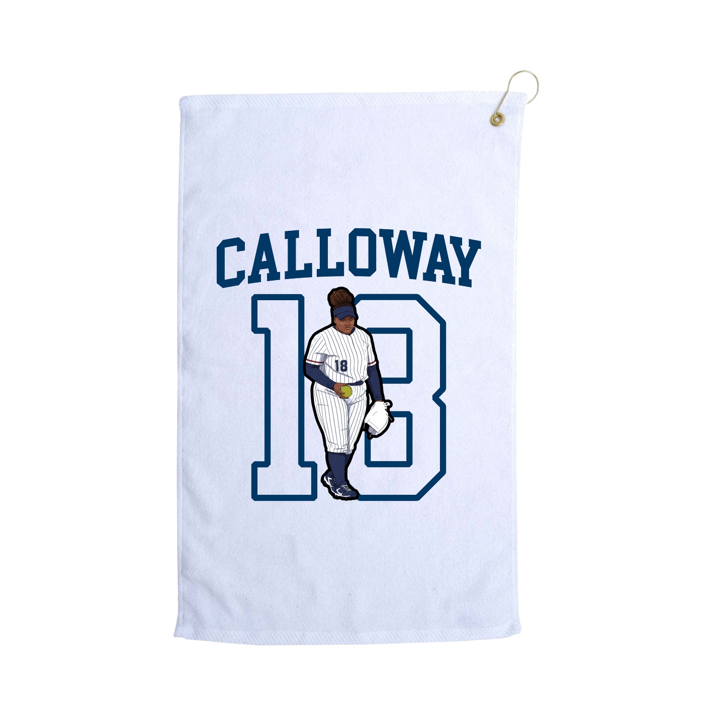 Golf Towel — Shirsey in White