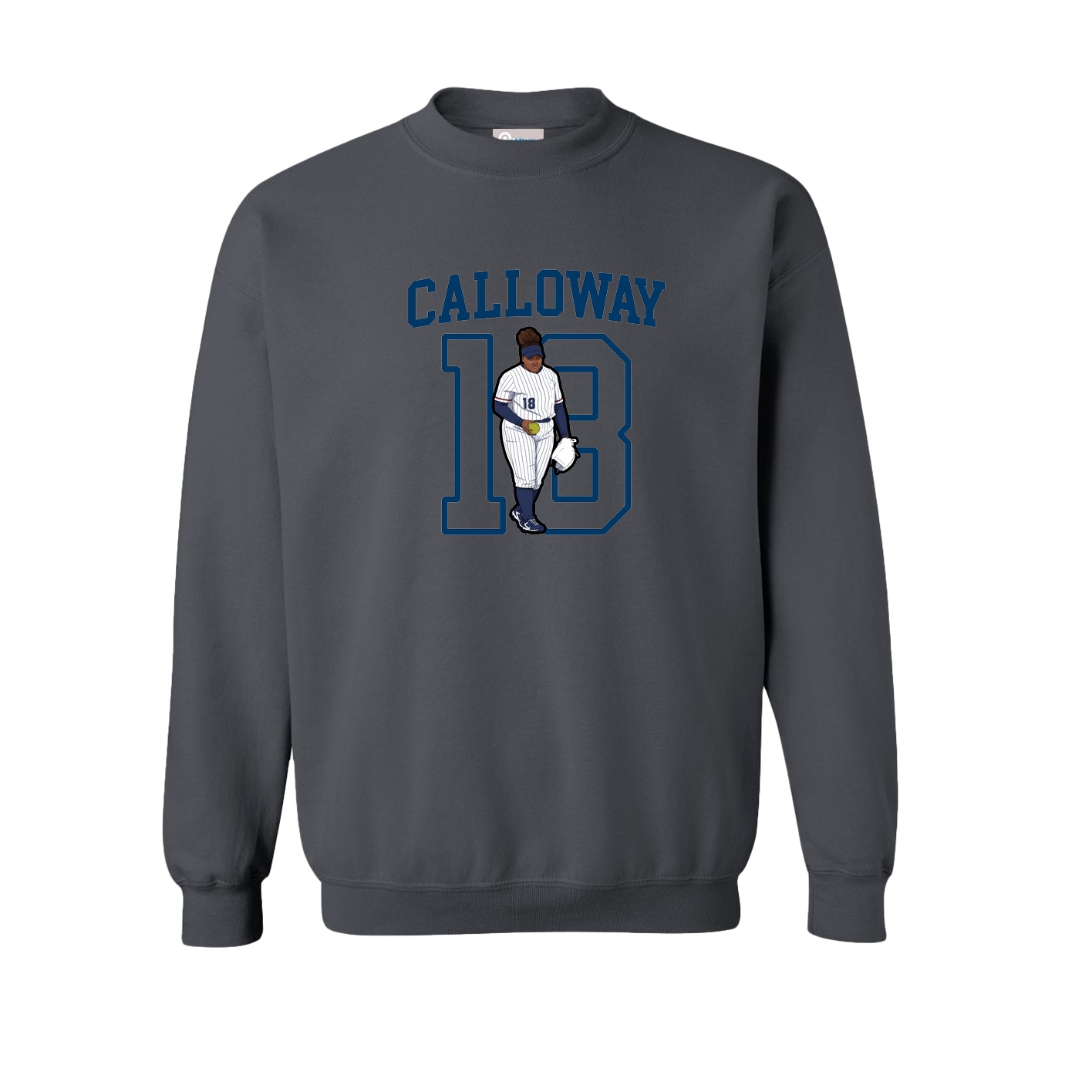 Fleece Crew — Shirsey in Grey