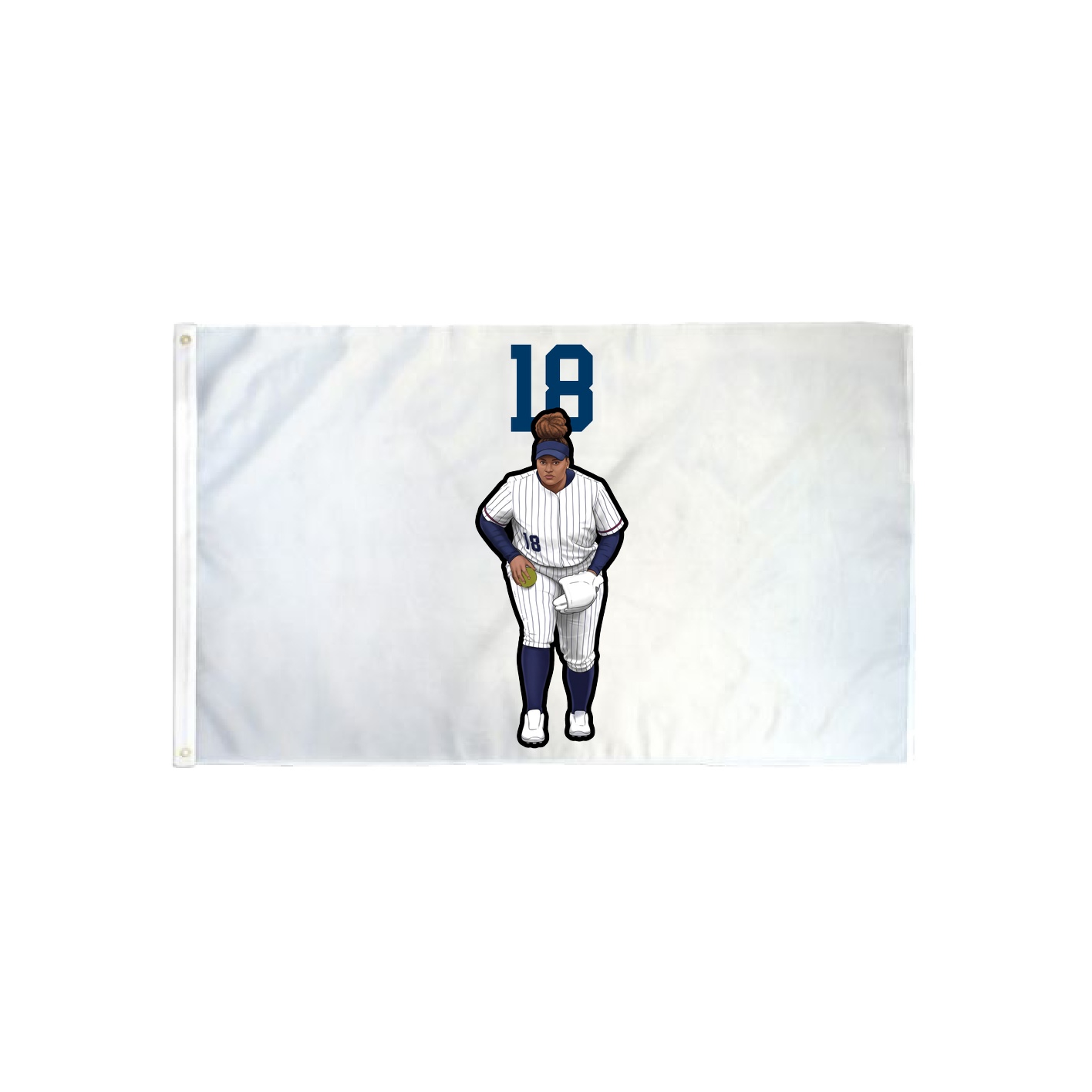 3x5 Flag — Number Top in Classic