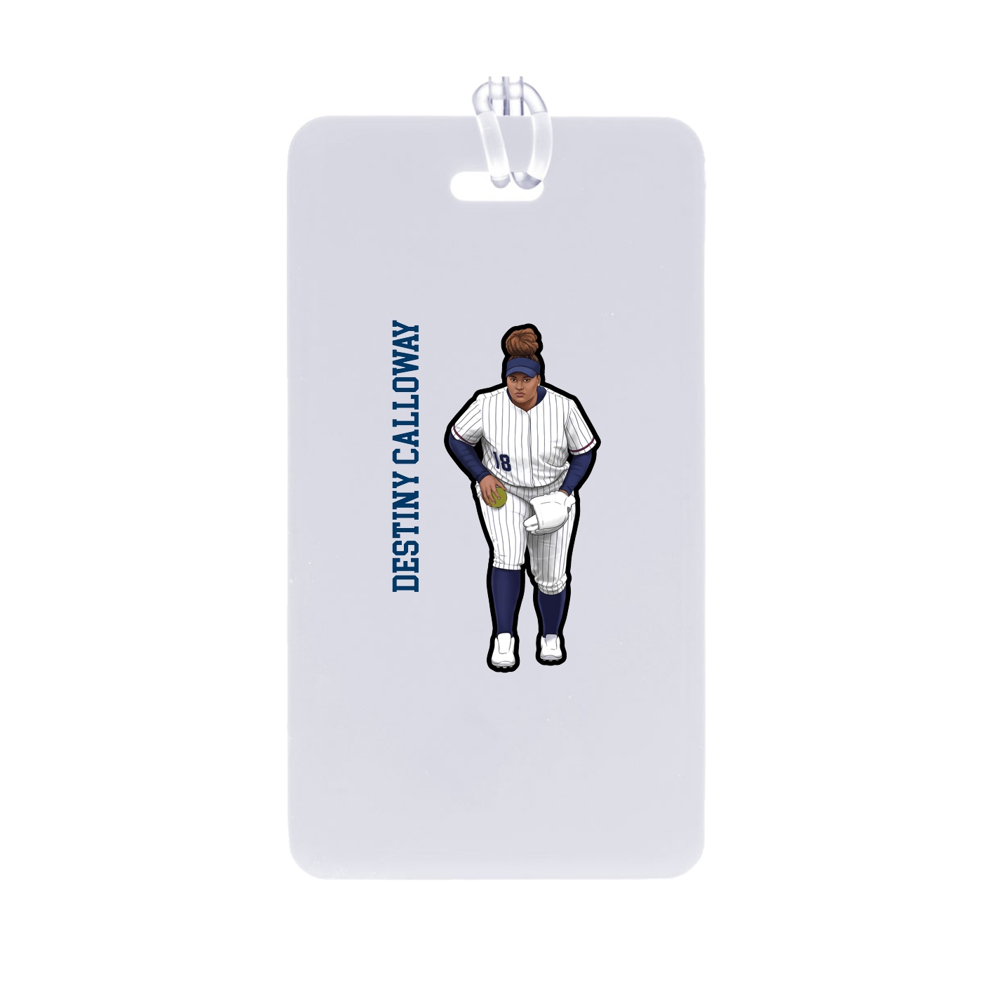 Bag Tag — Name Vertical in Classic