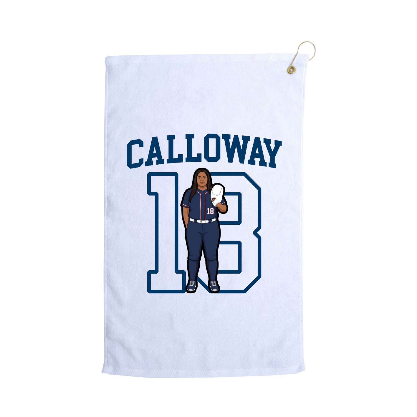 Golf Towel — Shirsey in White