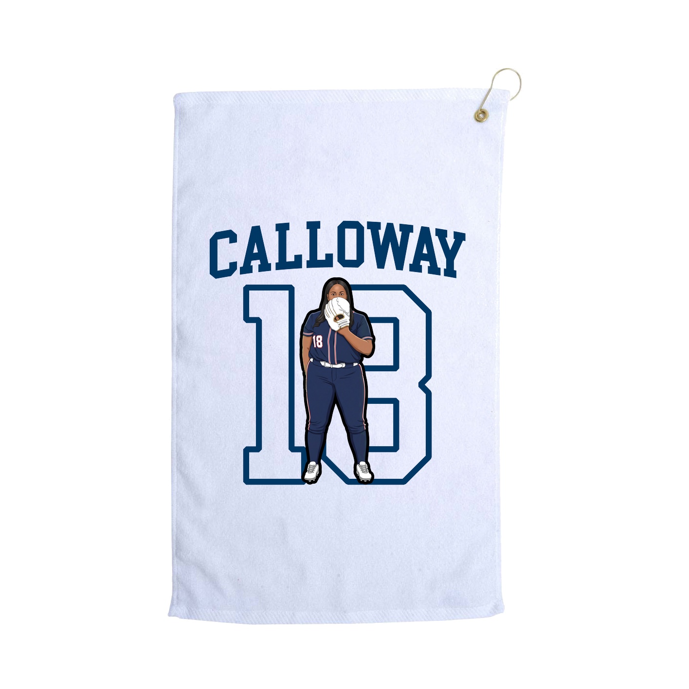 Golf Towel — Shirsey in White