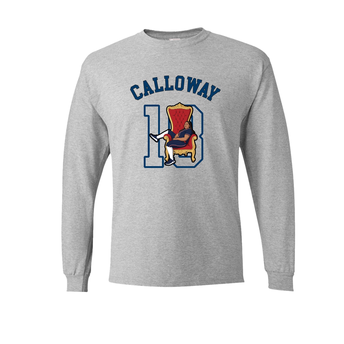 Long Sleeve Tee — Shirsey Arch in Grey