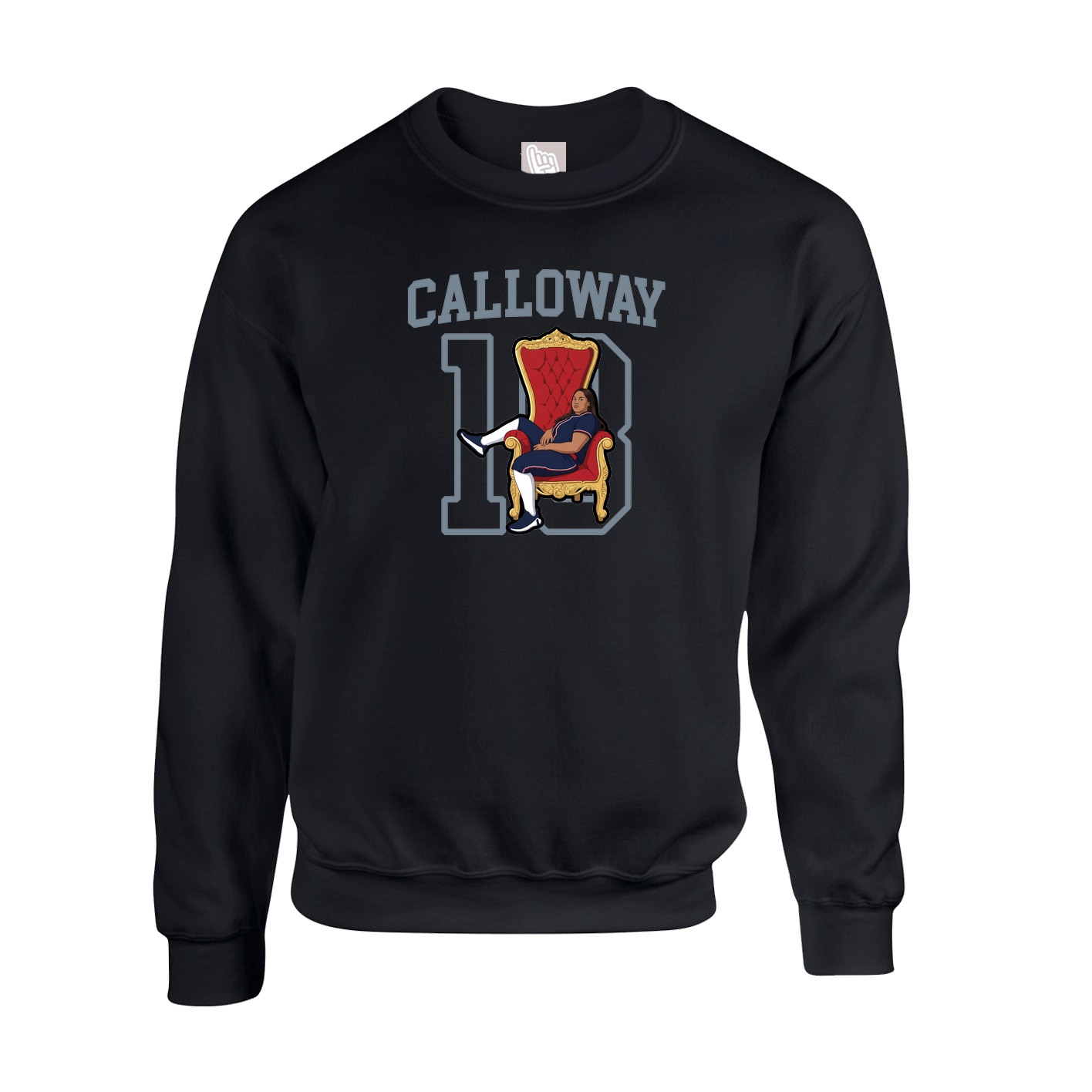 Fleece Crew — Shirsey in Black