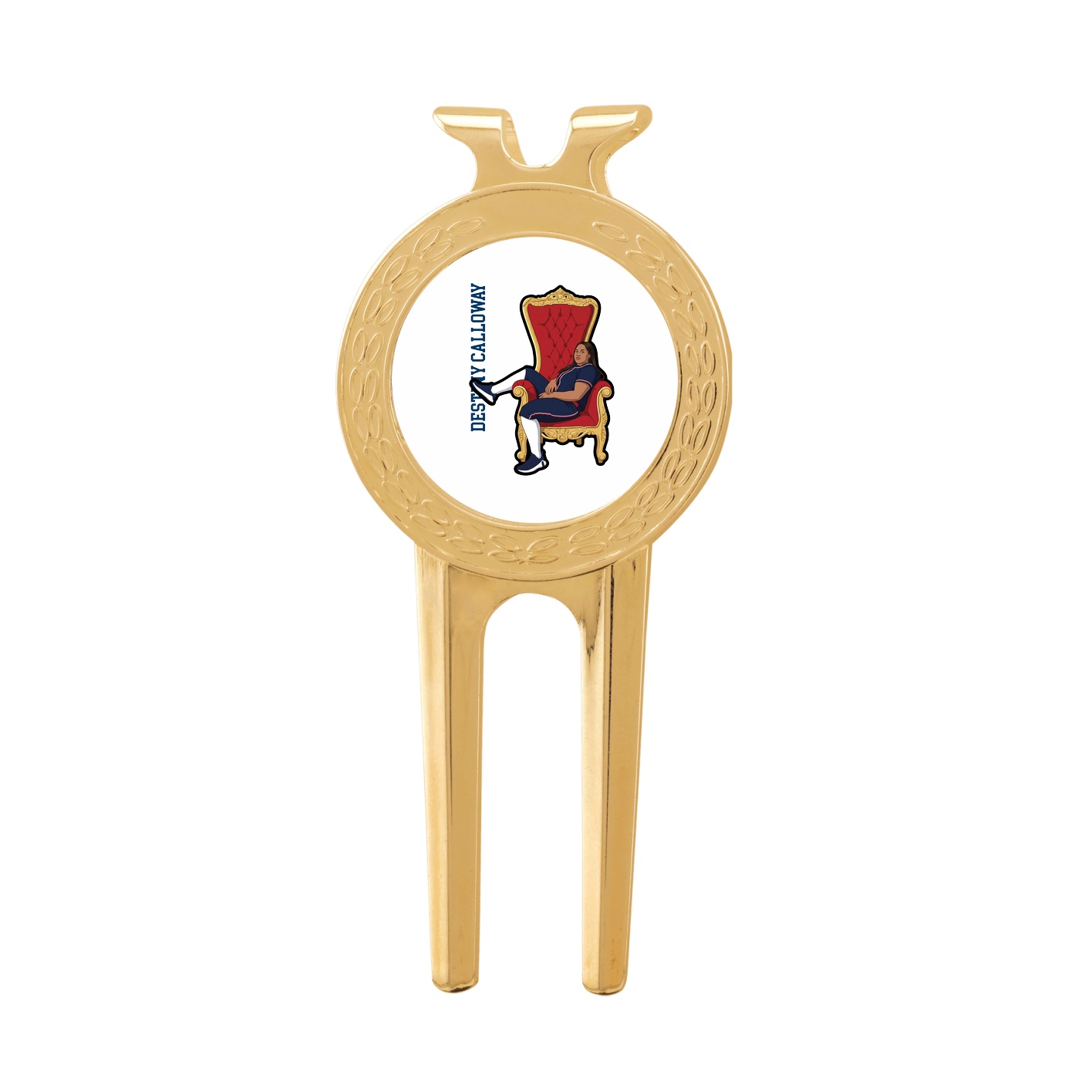 Divot Tool with Ball Marker — Name Vertical in Classic