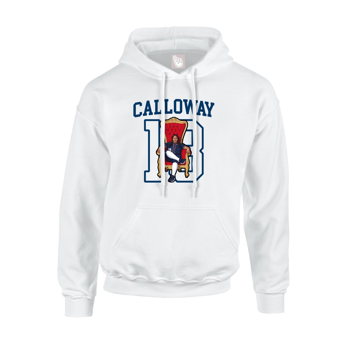 Hoodie — Shirsey in White