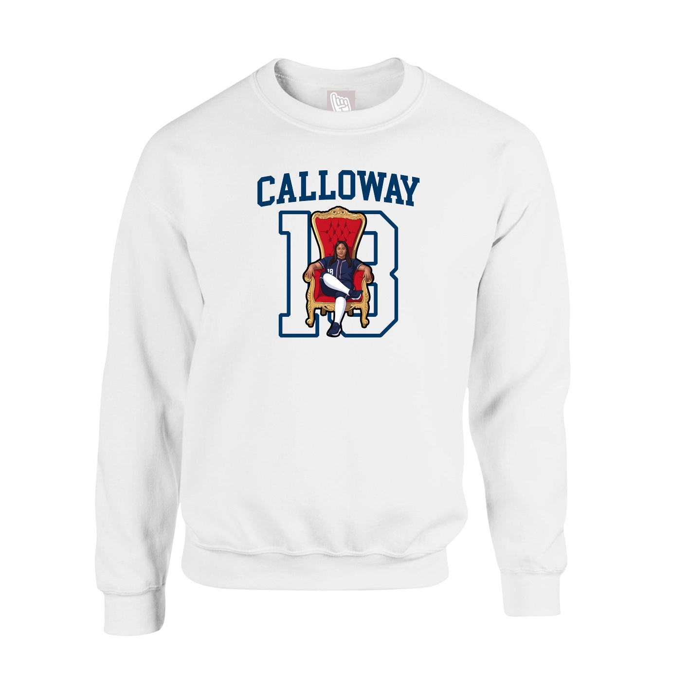 Fleece Crew — Shirsey in White