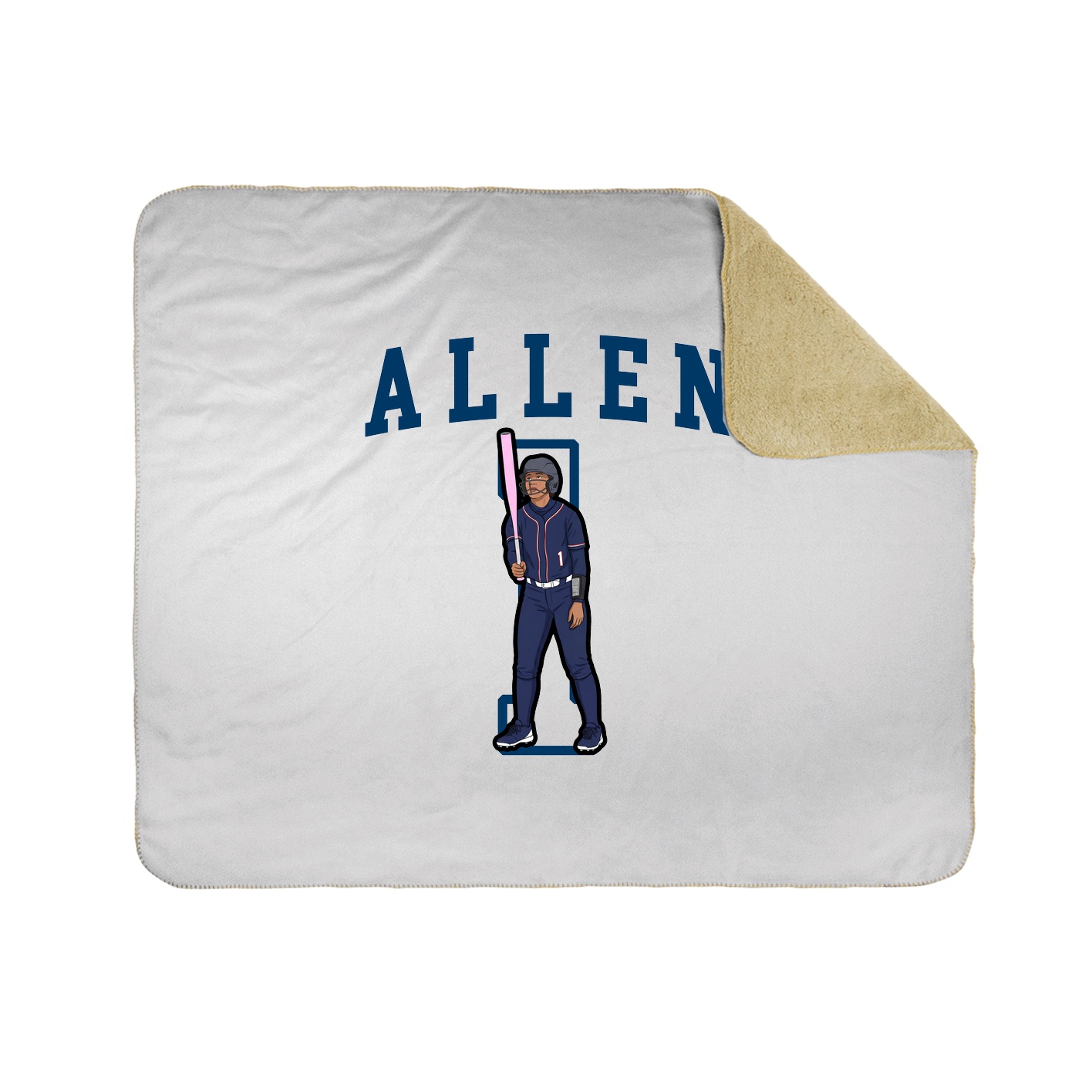 Throw Blanket — Shirsey in White
