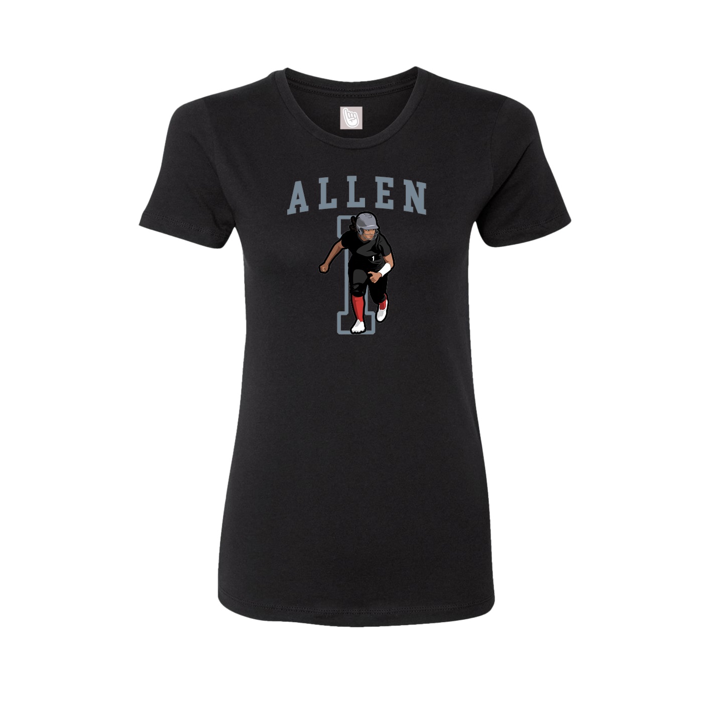 Fitted Women's Tee — Shirsey in Black
