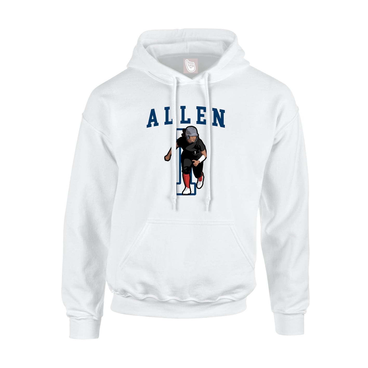 Hoodie — Shirsey in White