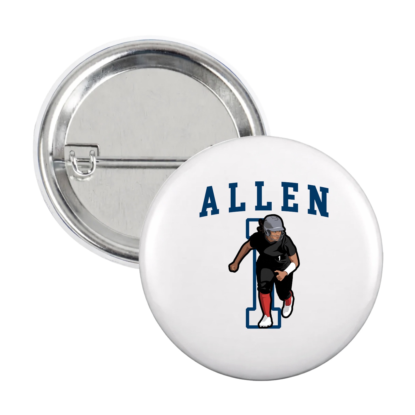 Game Day Button — Shirsey in White