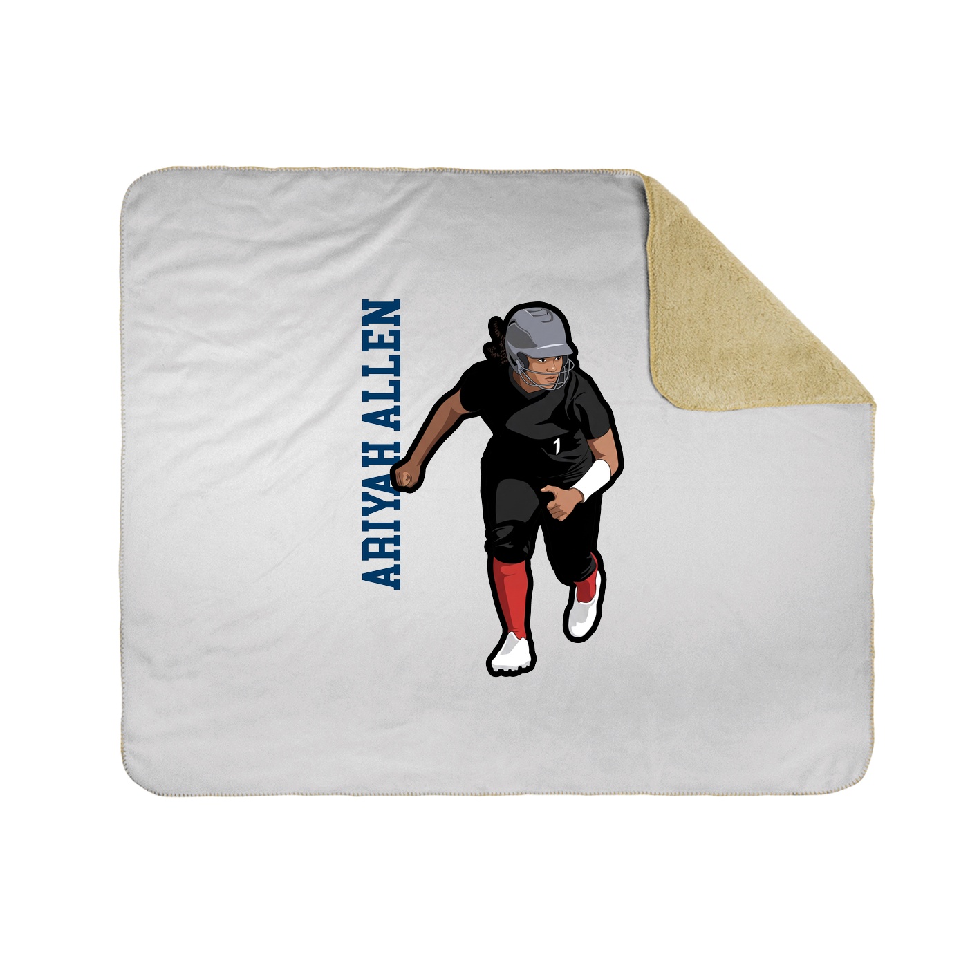 50x60 Sherpa Lined Throw Blanket