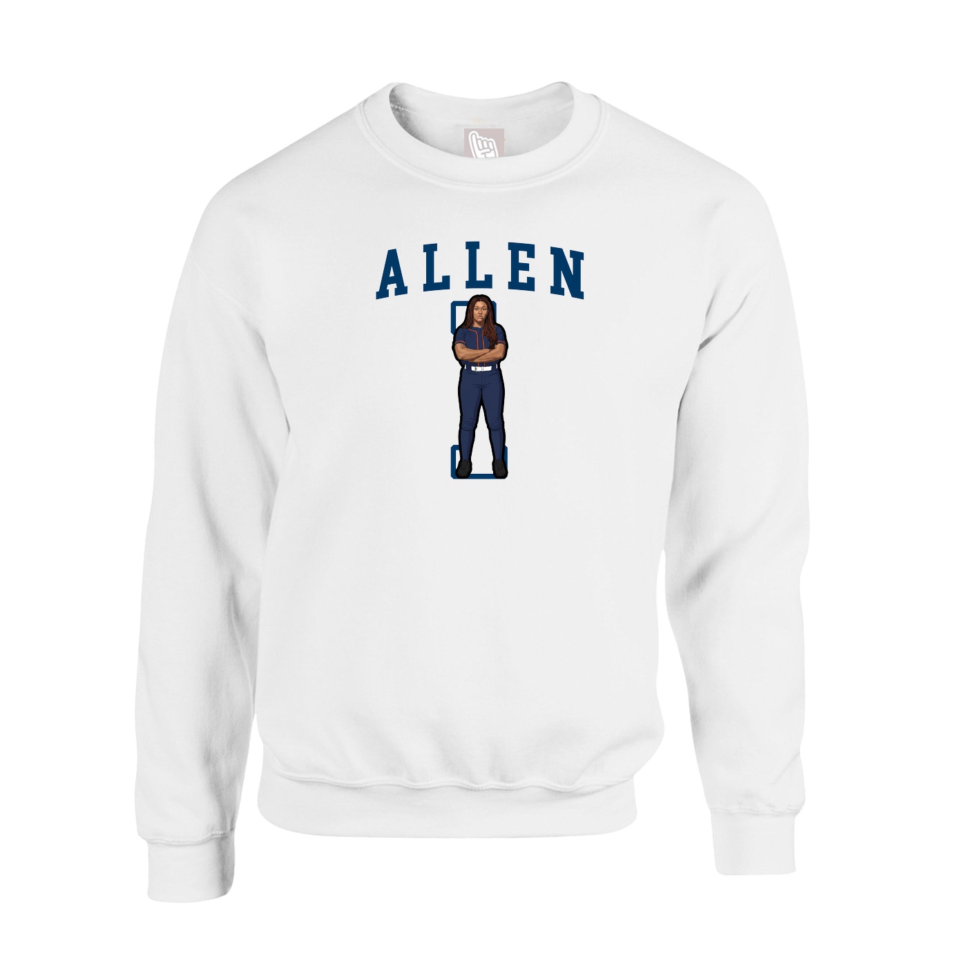 Fleece Crew — Shirsey in White