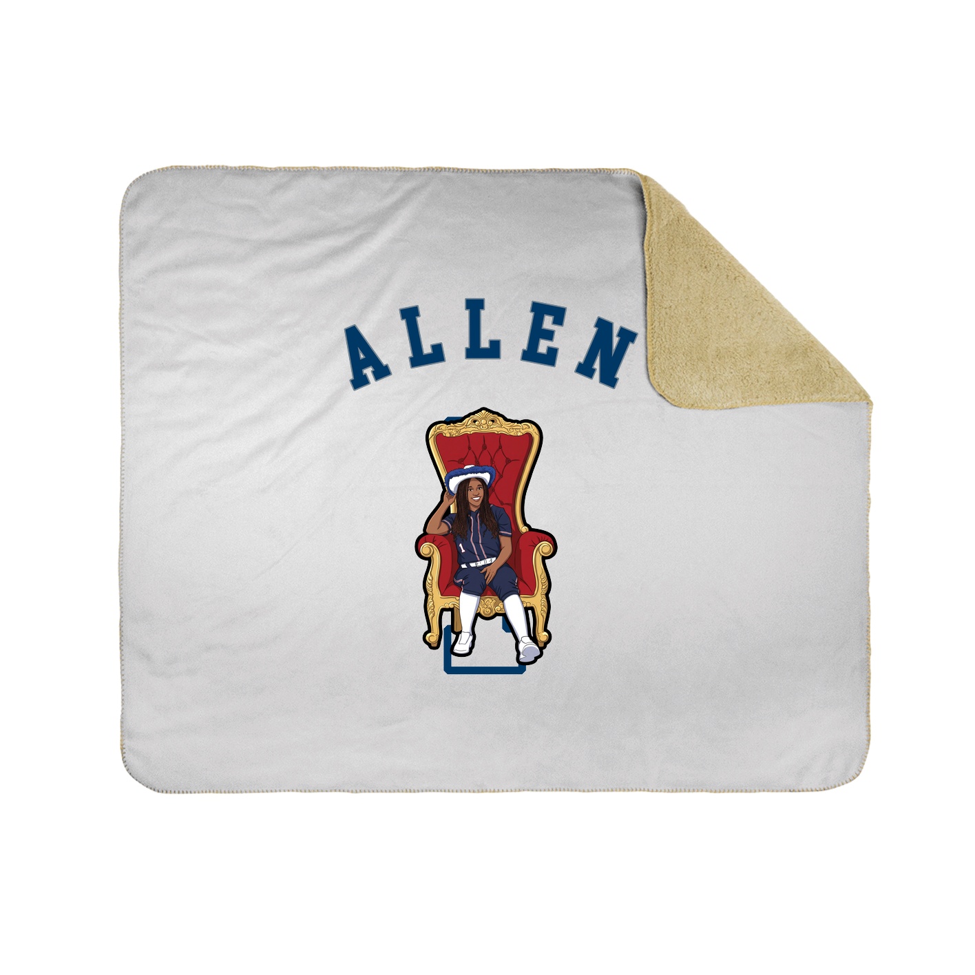 Throw Blanket — Shirsey Arch in White