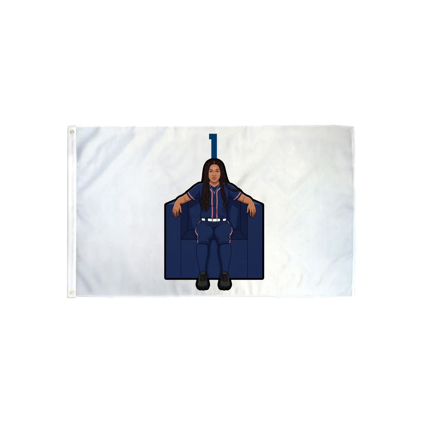 3x5 Flag — Number Top in Classic