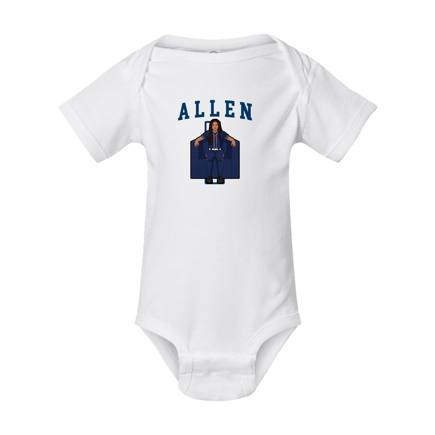 Baby Onesie — Shirsey in White