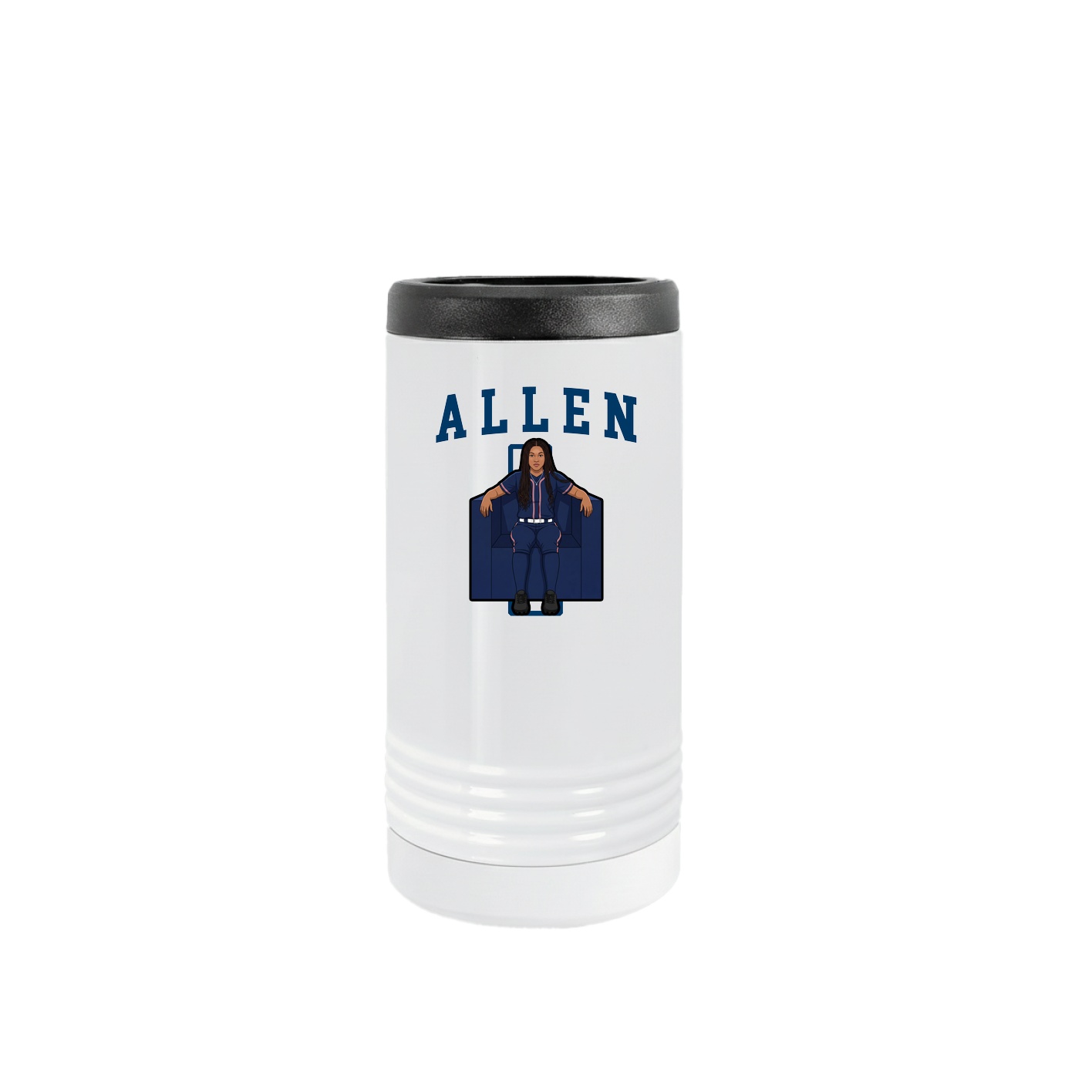 Slim Beverage Holder — Shirsey in White