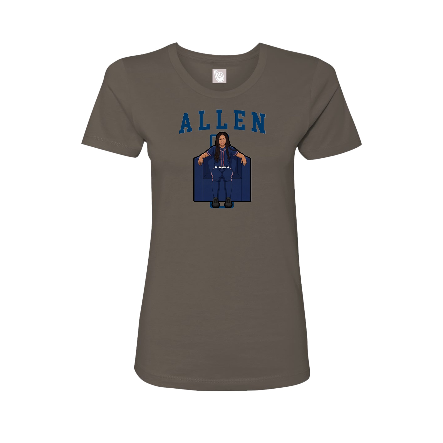 Fitted Women's Tee — Shirsey in Grey