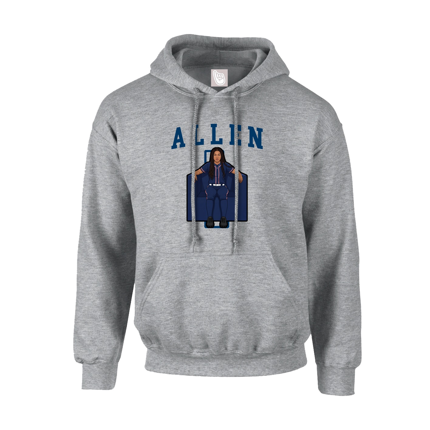 Hoodie — Shirsey in Grey