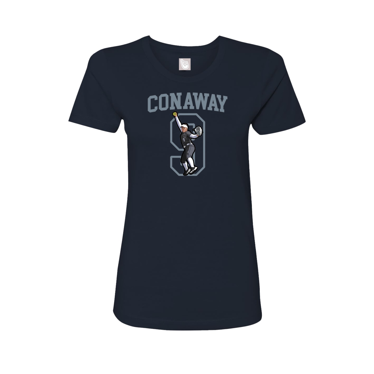 Fitted Women's Tee — Shirsey in Navy