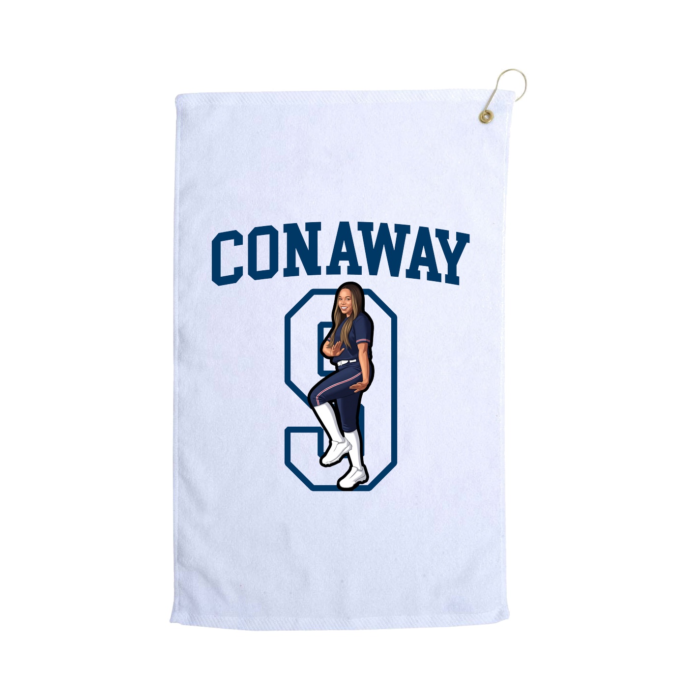 Golf Towel — Shirsey in White