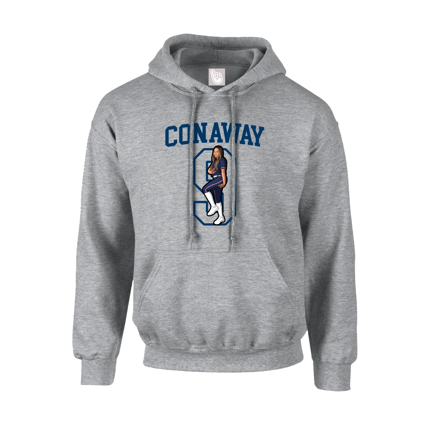 Hoodie — Shirsey in Grey