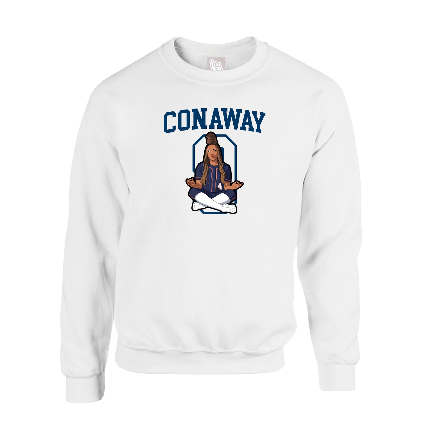 Fleece Crew — Shirsey in White