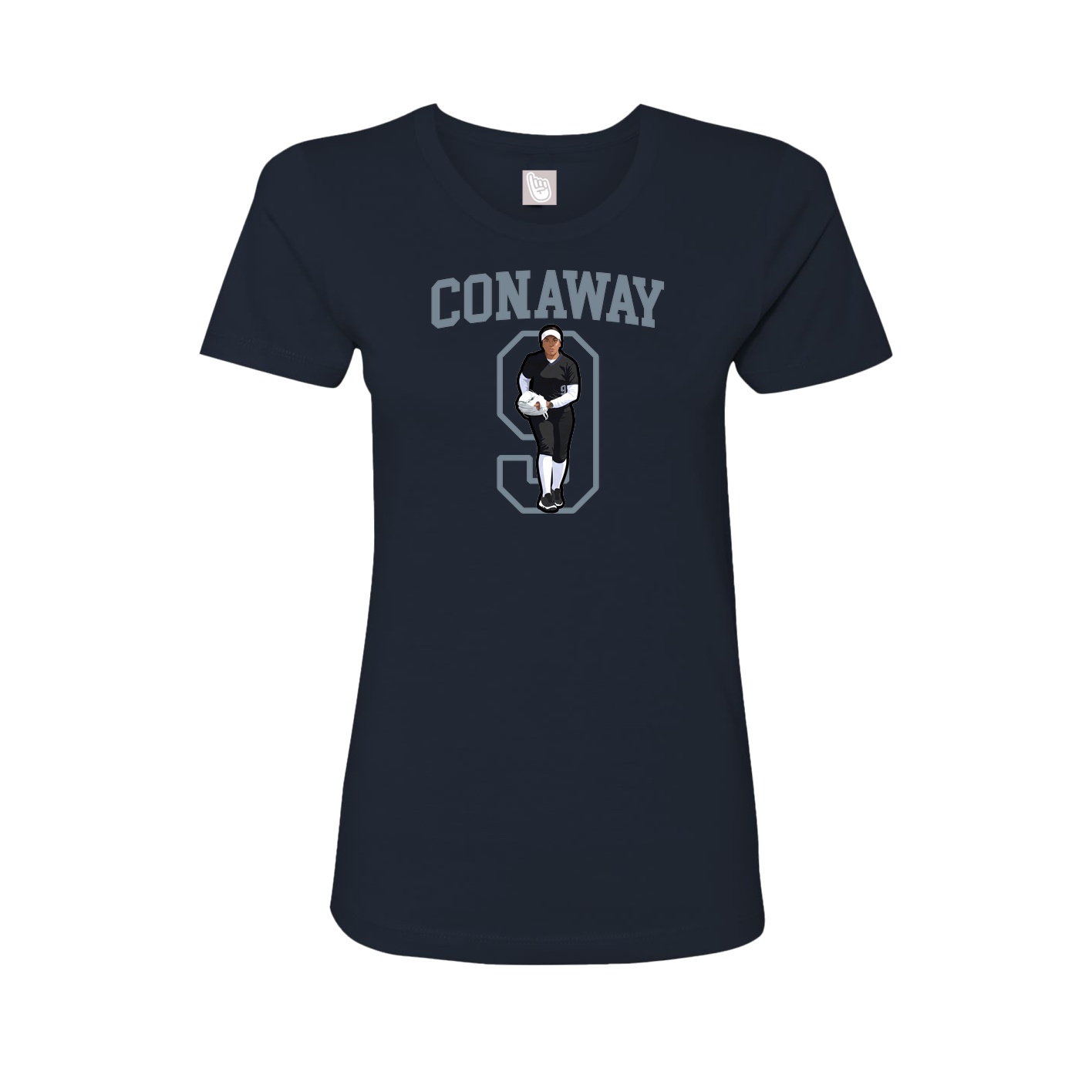 Fitted Women's Tee — Shirsey in Navy