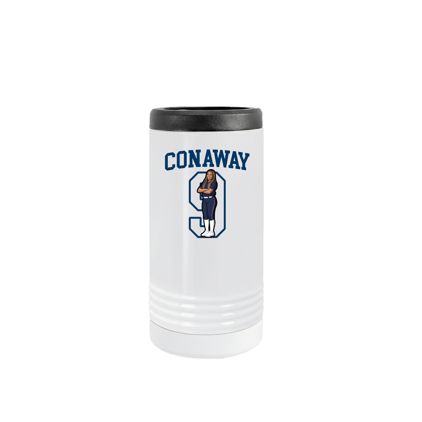 Slim Beverage Holder — Shirsey in White