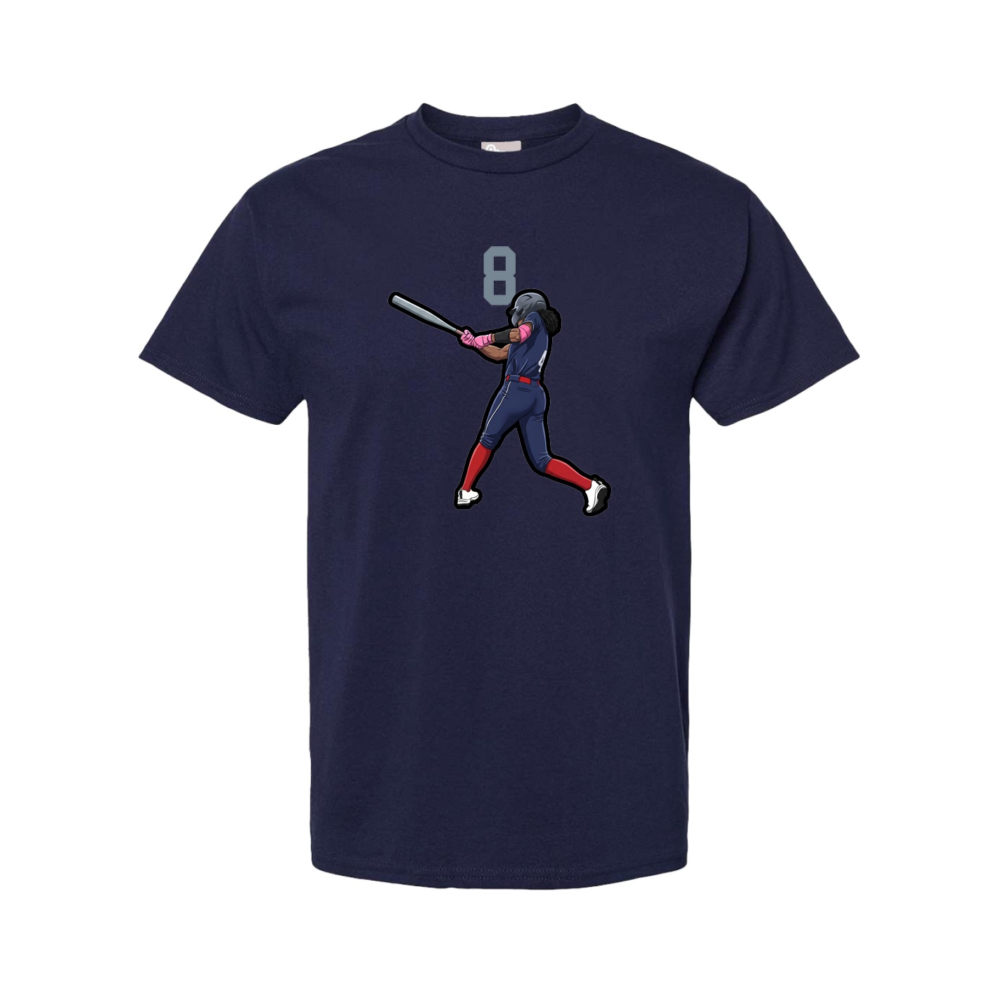 Tee — Number Top in Navy