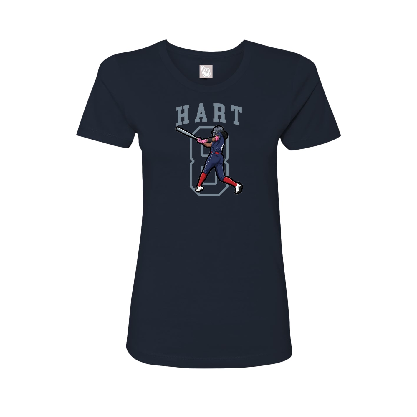 Fitted Women's Tee — Shirsey in Navy