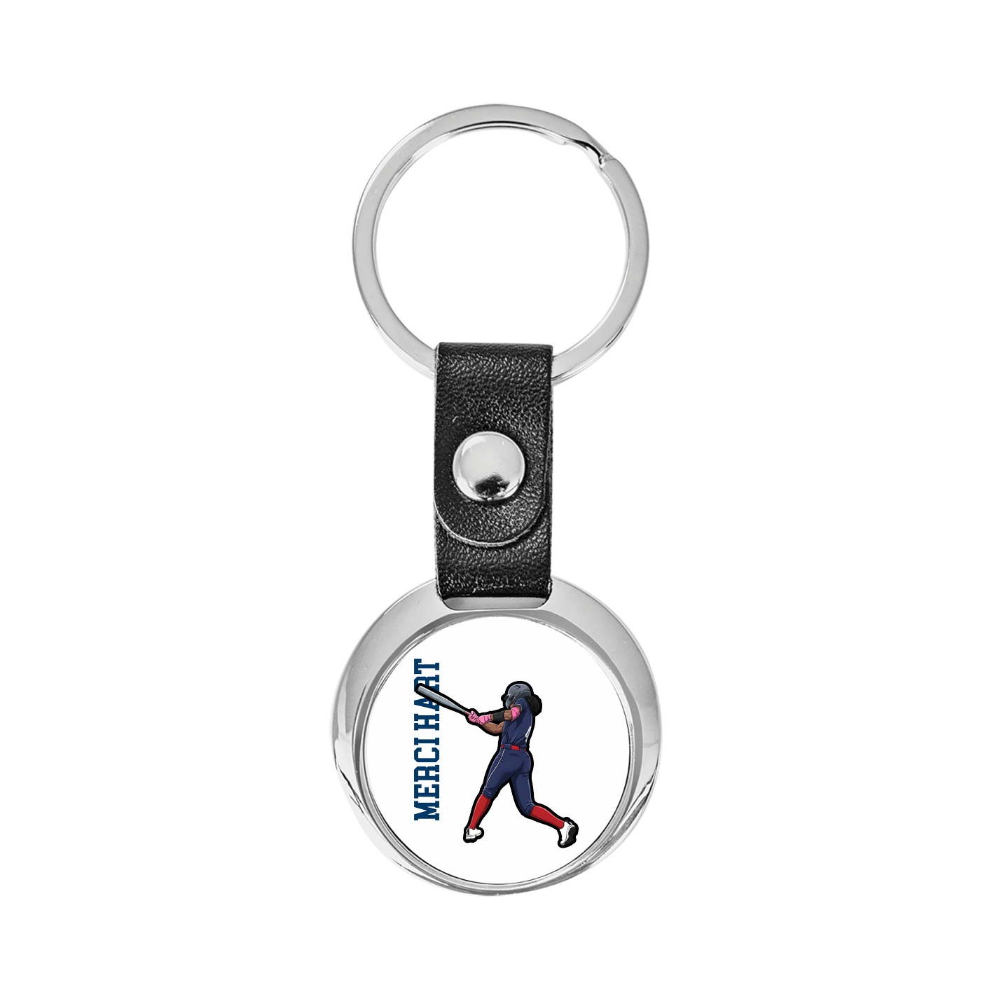 Key Chain — Name Vertical in Classic