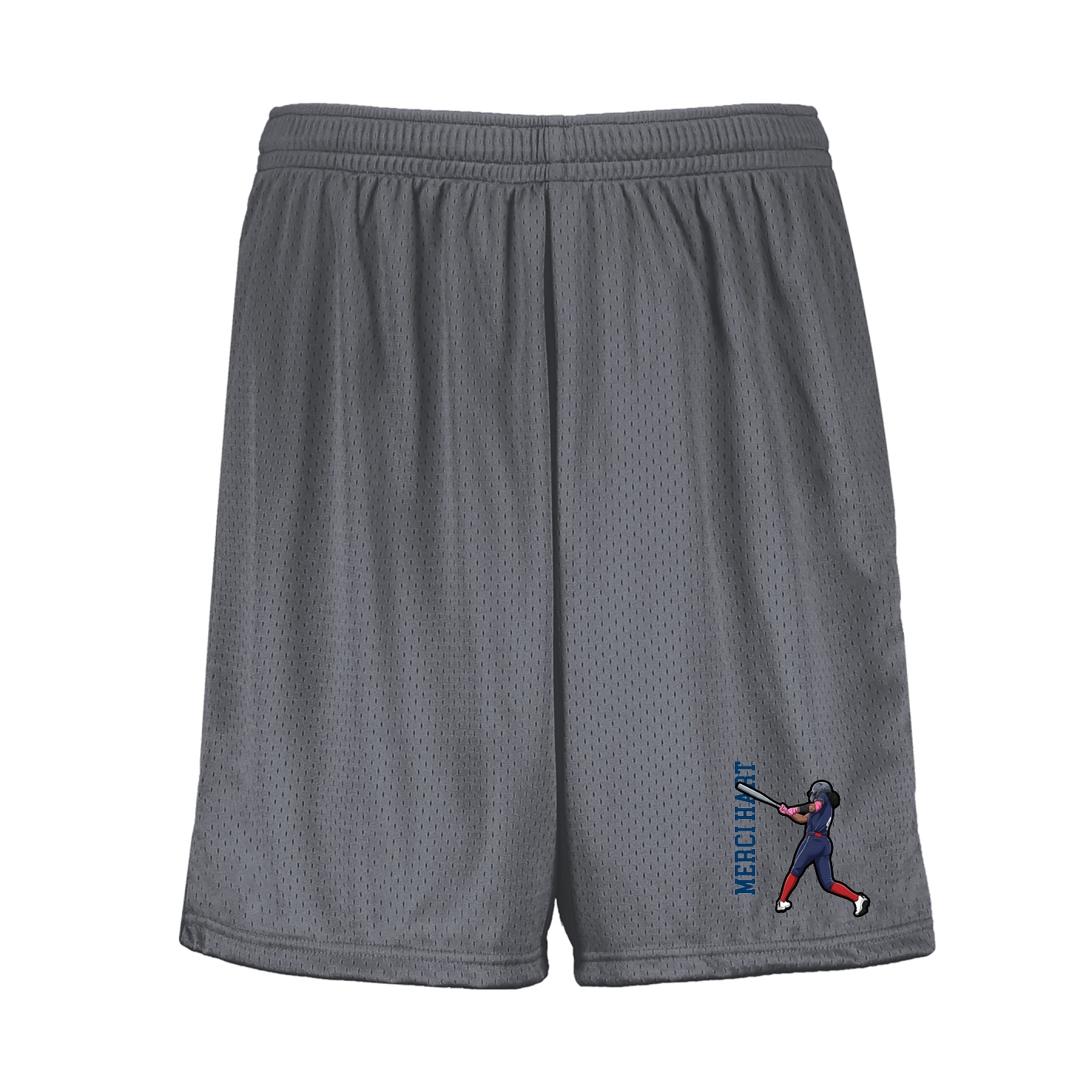 Shorts — Name Vertical in Grey