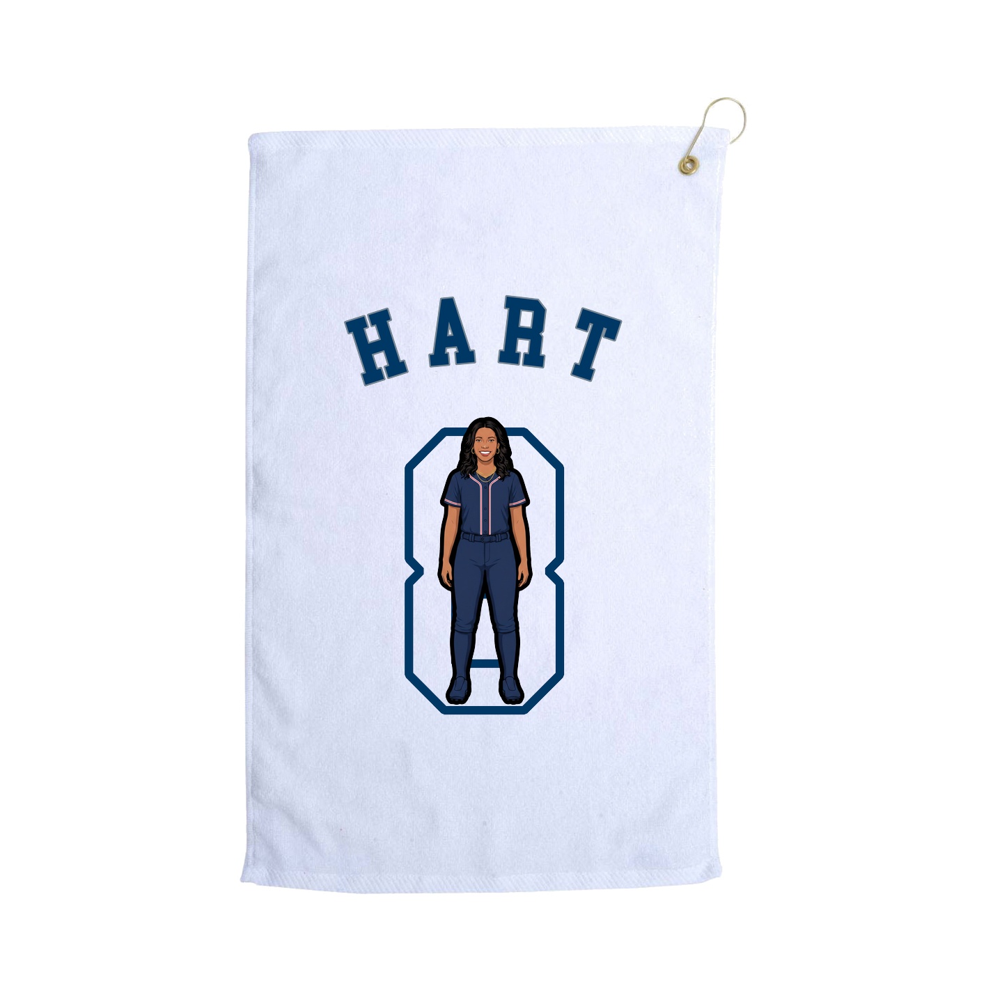 Golf Towel — Shirsey Arch in White