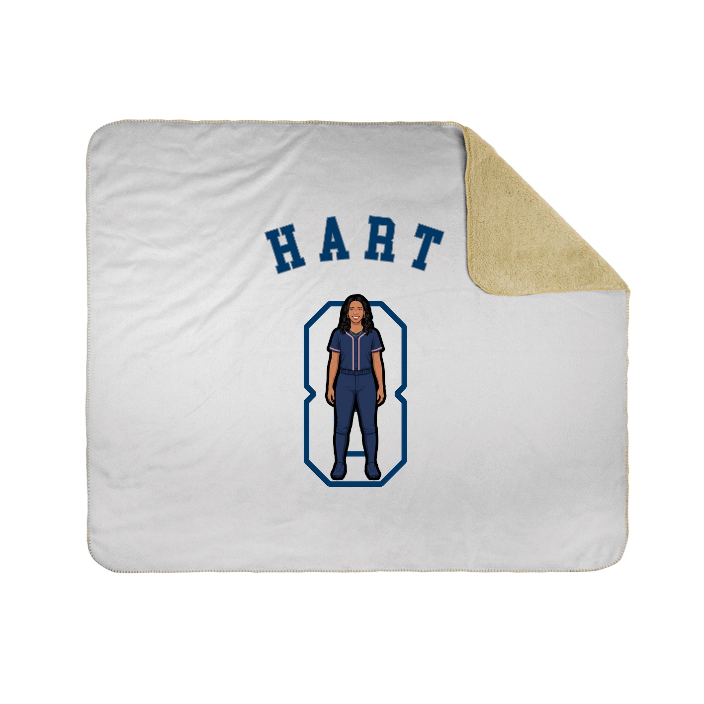 Throw Blanket — Shirsey Arch in White
