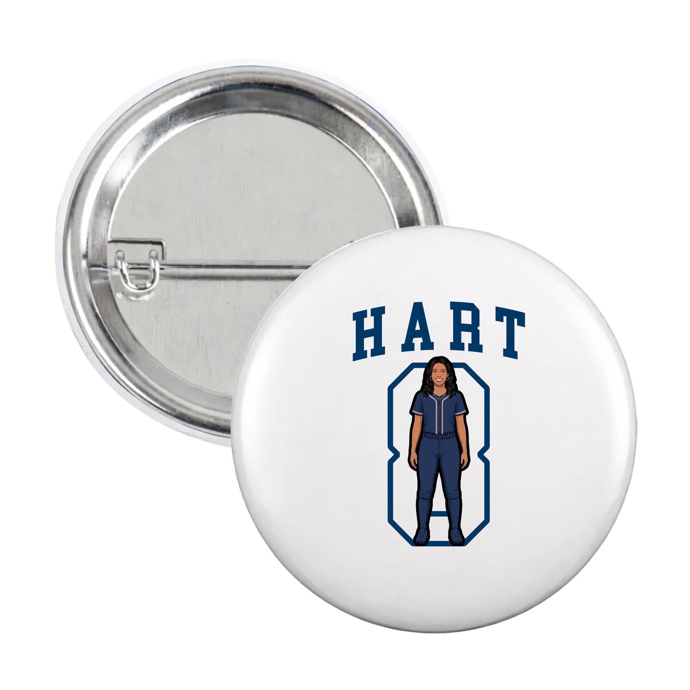 Game Day Button — Shirsey in White