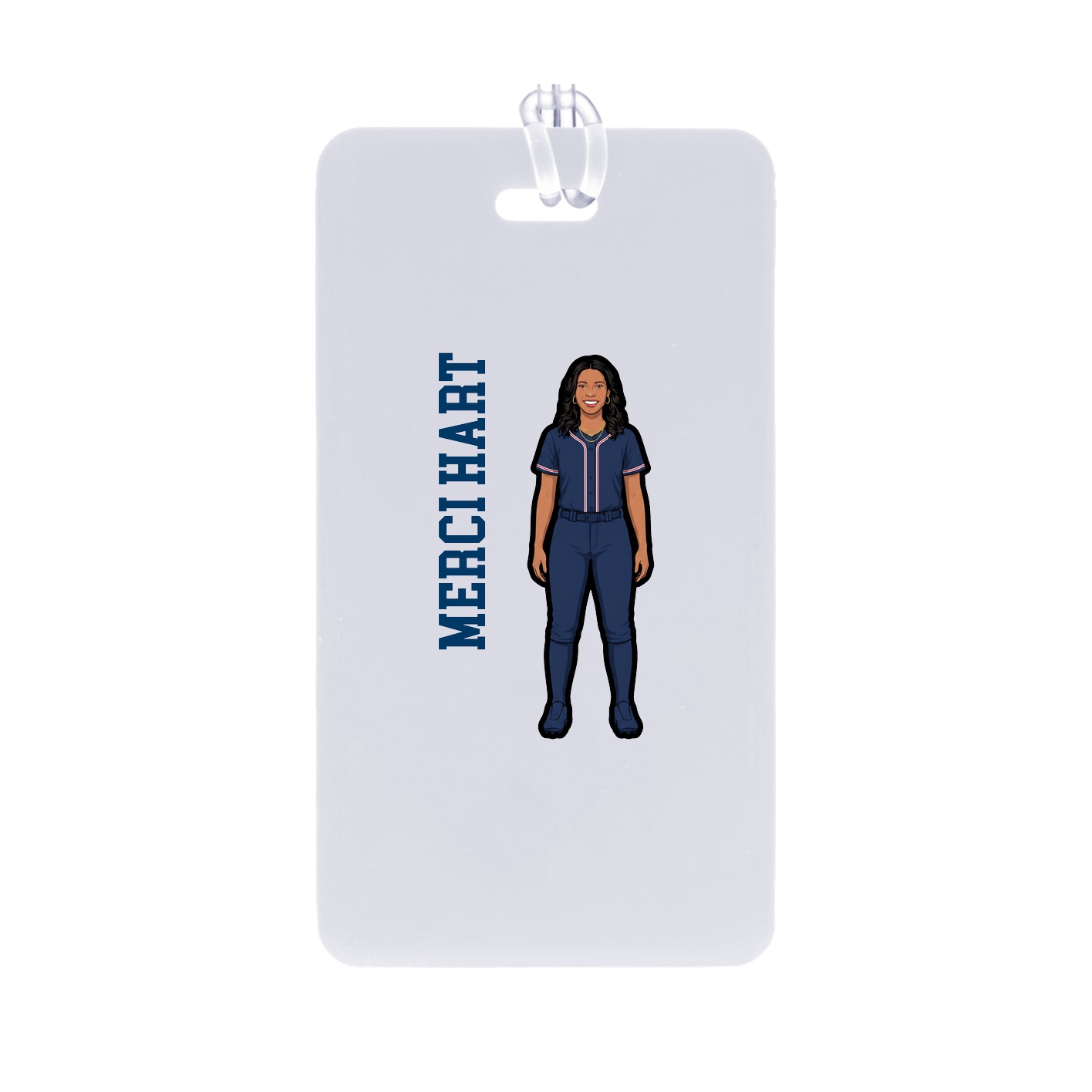Bag Tag — Name Vertical in Classic