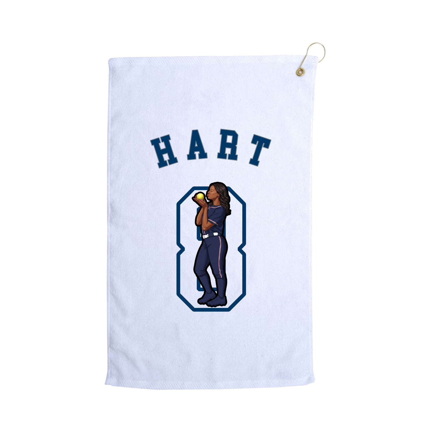Golf Towel — Shirsey Arch in White