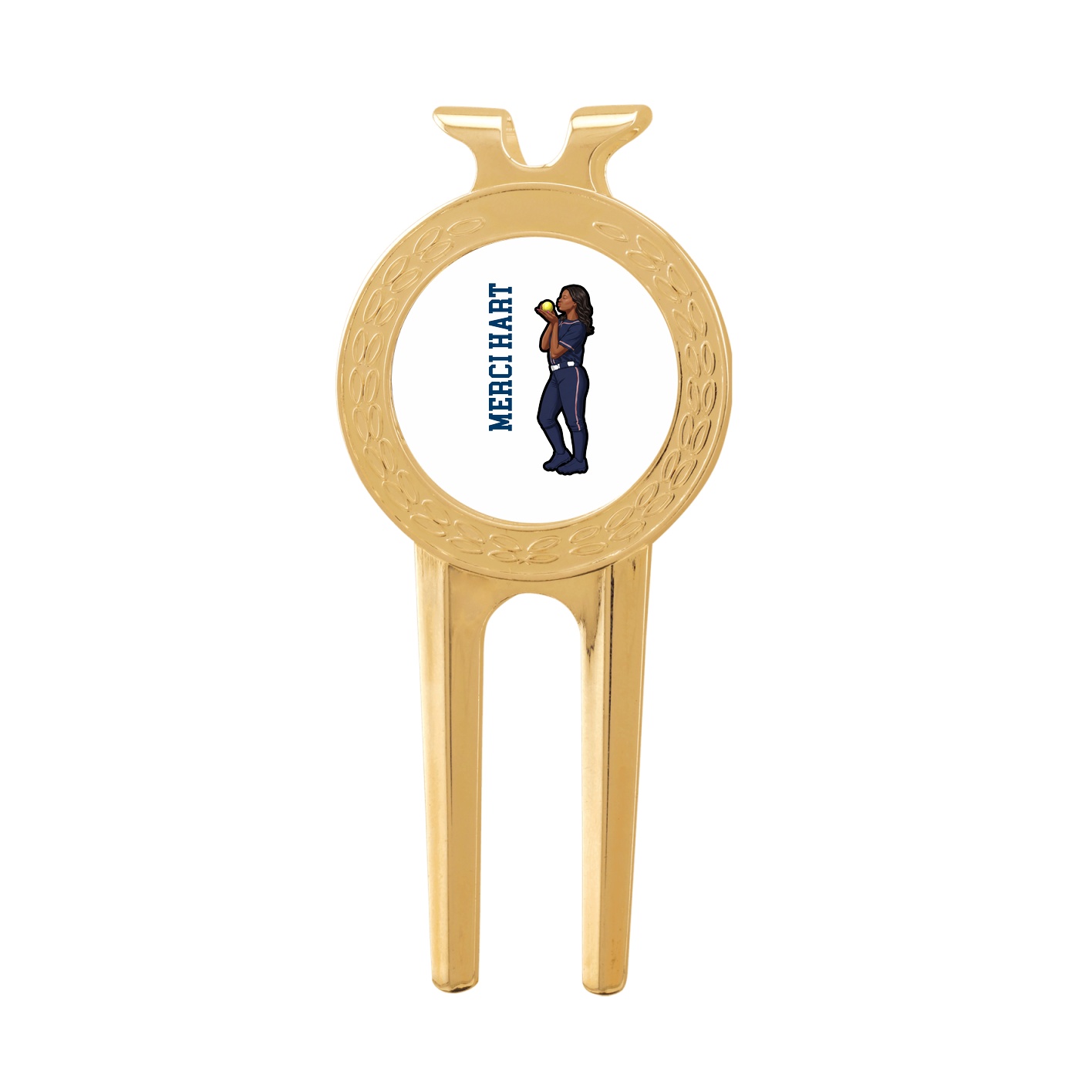Divot Tool with Ball Marker — Name Vertical in Classic