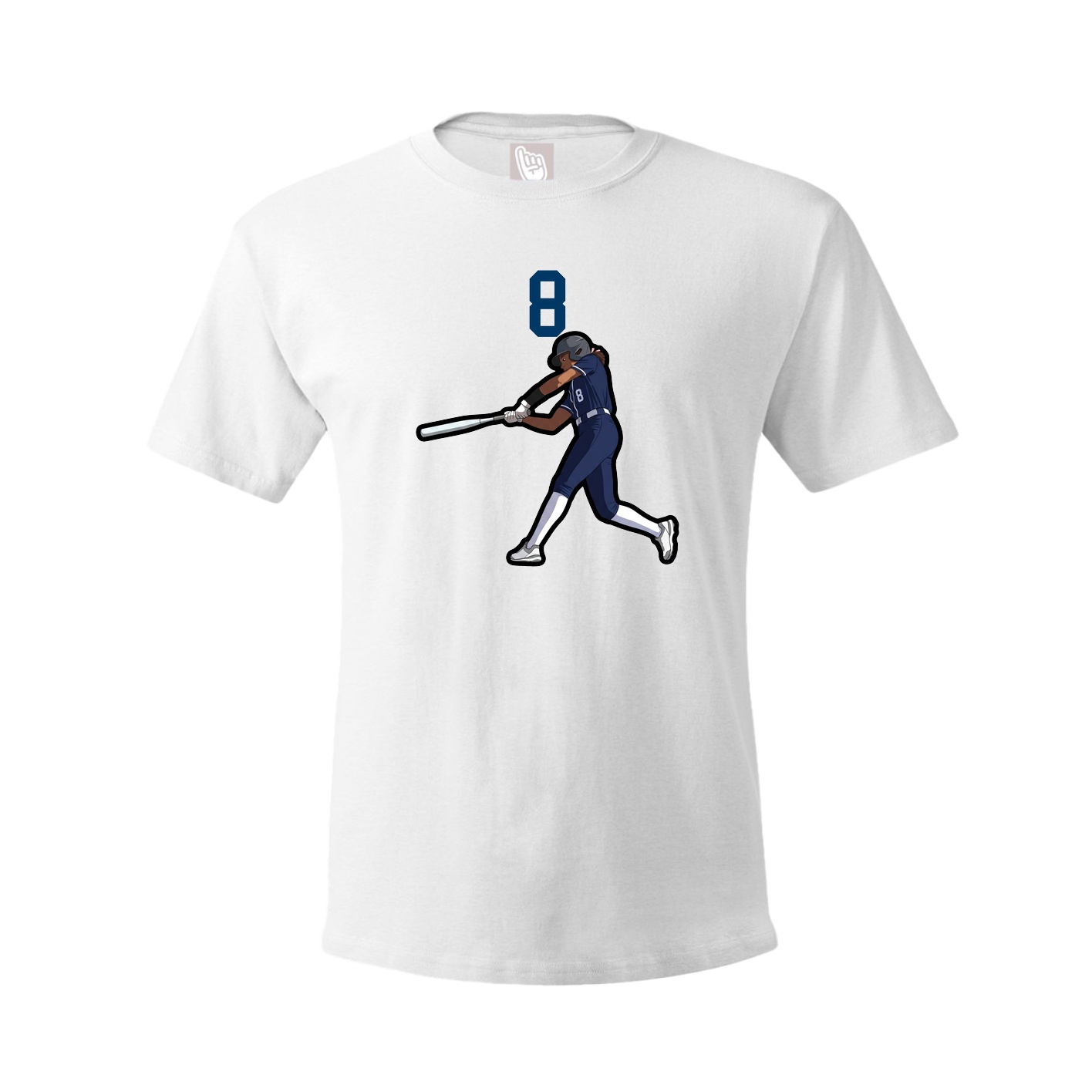 Tee — Number Top in White