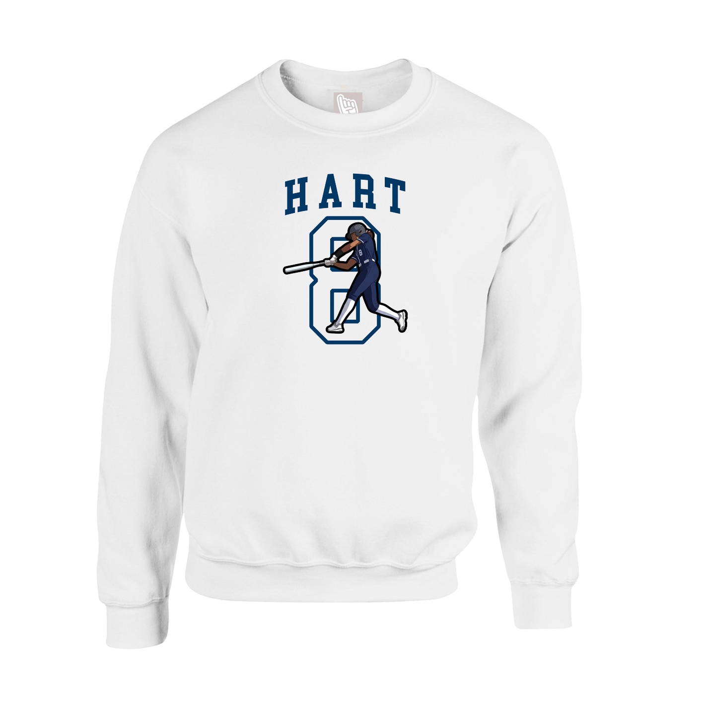Fleece Crew — Shirsey in White