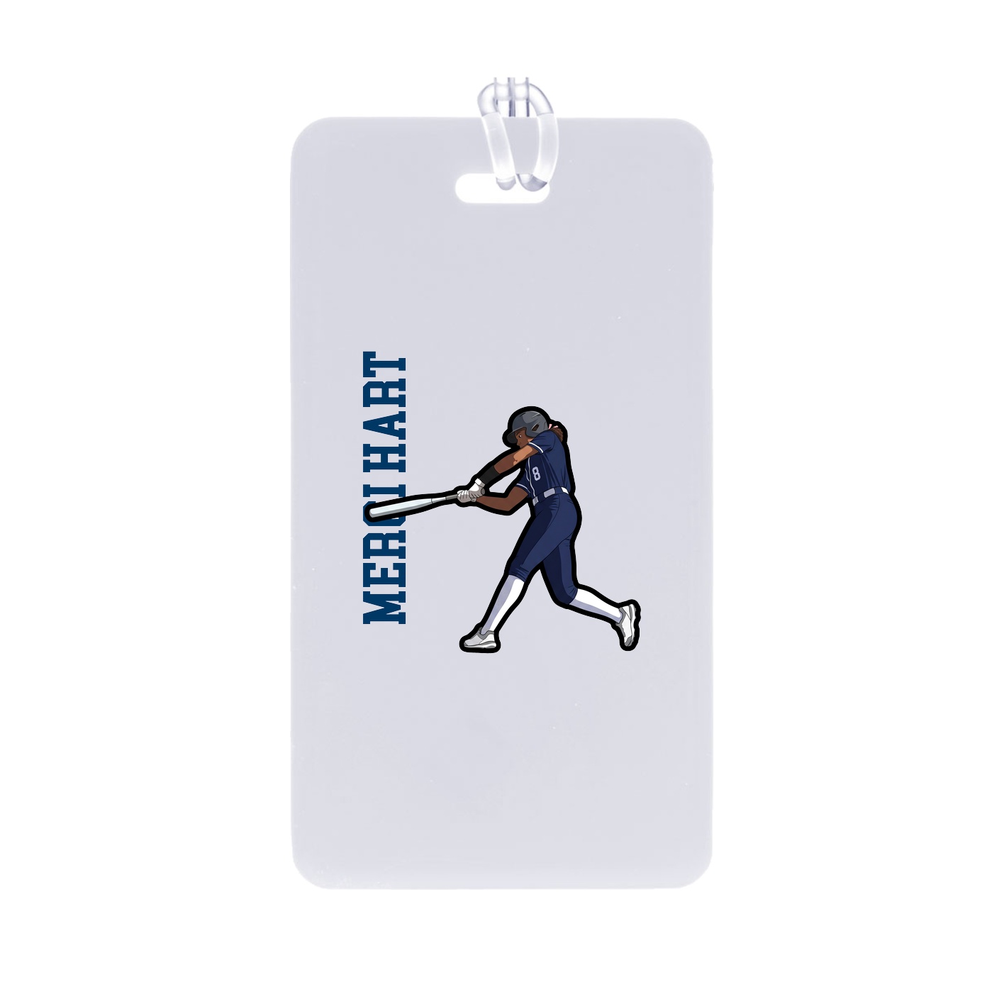 Bag Tag — Name Vertical in Classic
