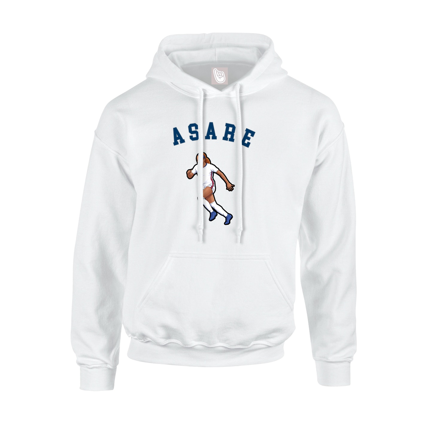 Youth Hoodie — Shirsey Arch in White