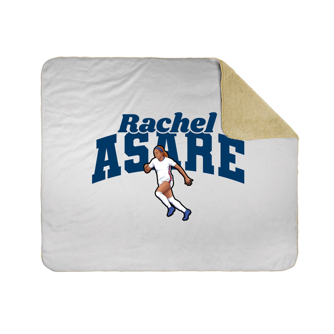 Throw Blanket — Signature Arch in White