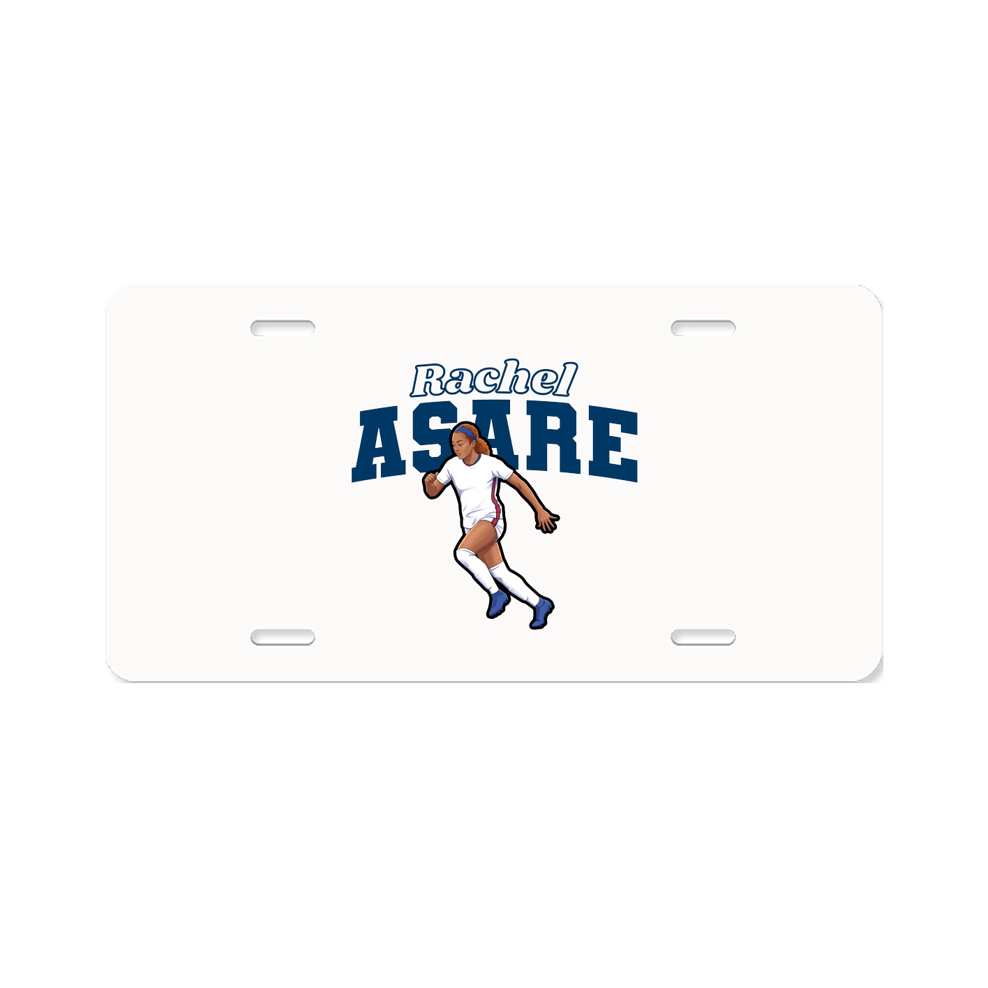 License Plate — Name Arch in Classic