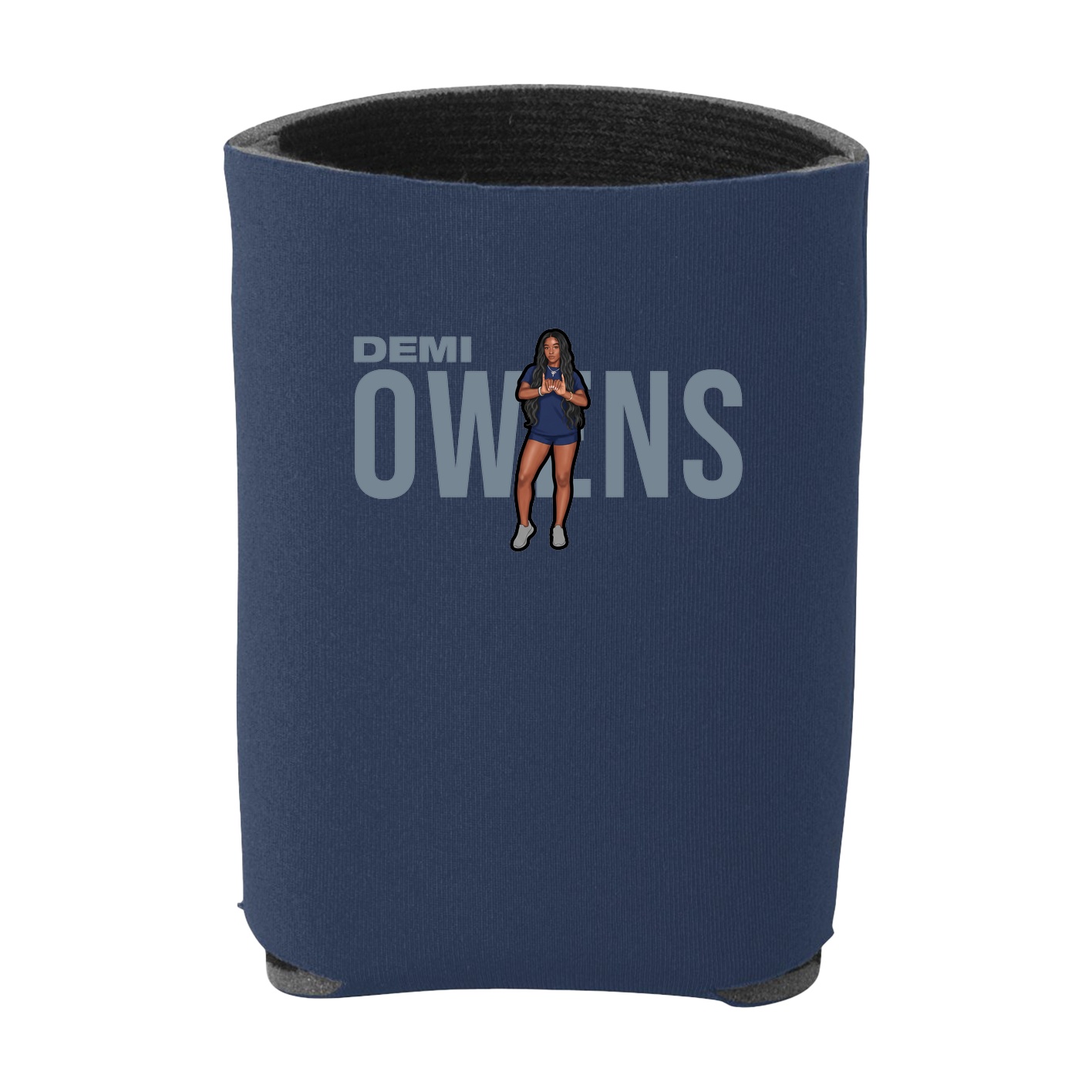 Can Holder — Player Name in Navy